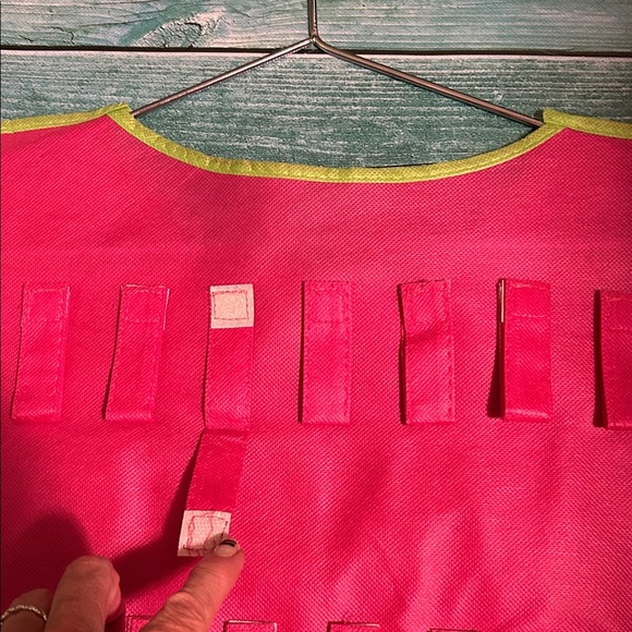 Pink and Green Hanging Jewelry Holder - Picture 3 of 4